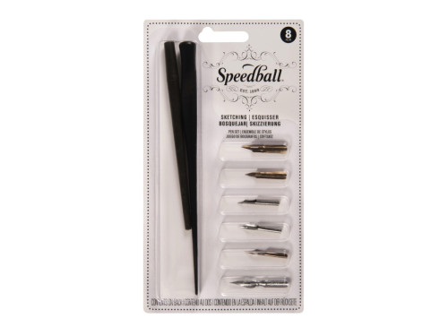Zestaw do kaligrafii Sketching - Speedball - 8 szt.