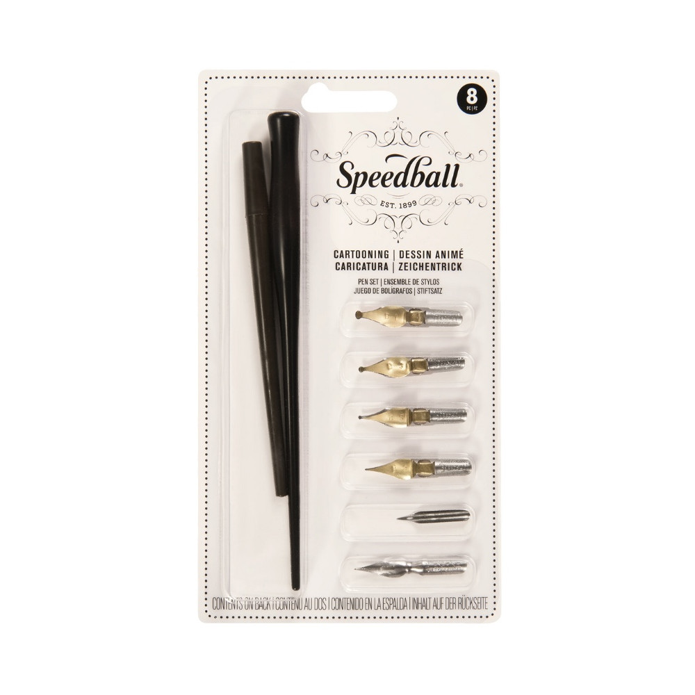 Cartooning Pen Set - Speedball - 8 pcs