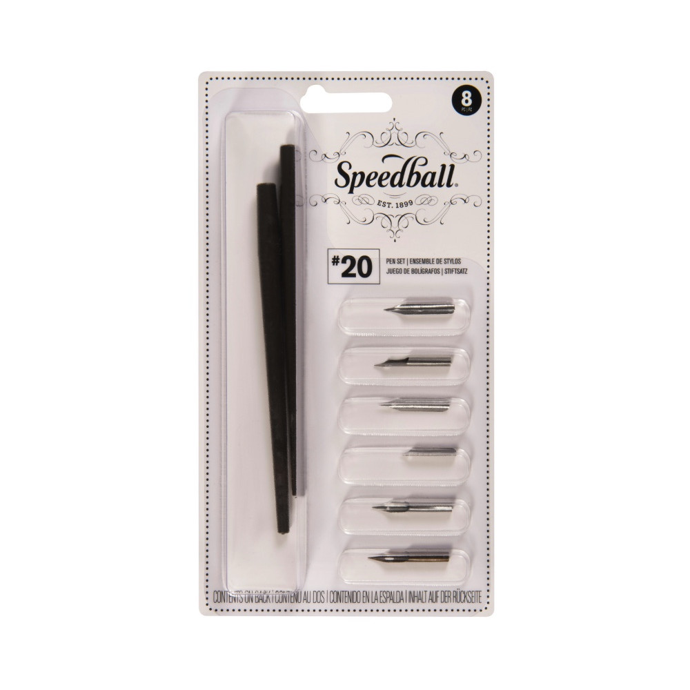 No. 20 General Purpose Pen Set - Speedball - 8 pcs