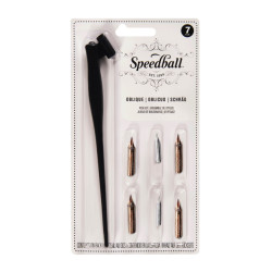 Zestaw do kaligrafii Oblique - Speedball - 7 szt.