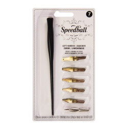 Zestaw do kaligrafii Left-Handed - Speedball - 7 szt.
