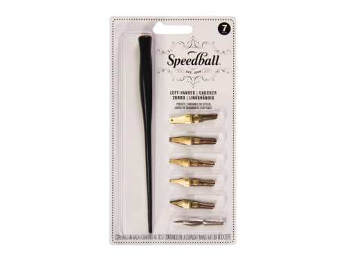 Left-Handed Pen Set - Speedball - 7 pcs
