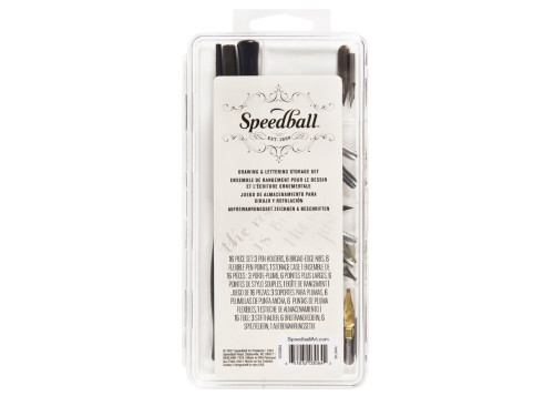 Drawing & Lettering Pen Set - Speedball - 16 pcs