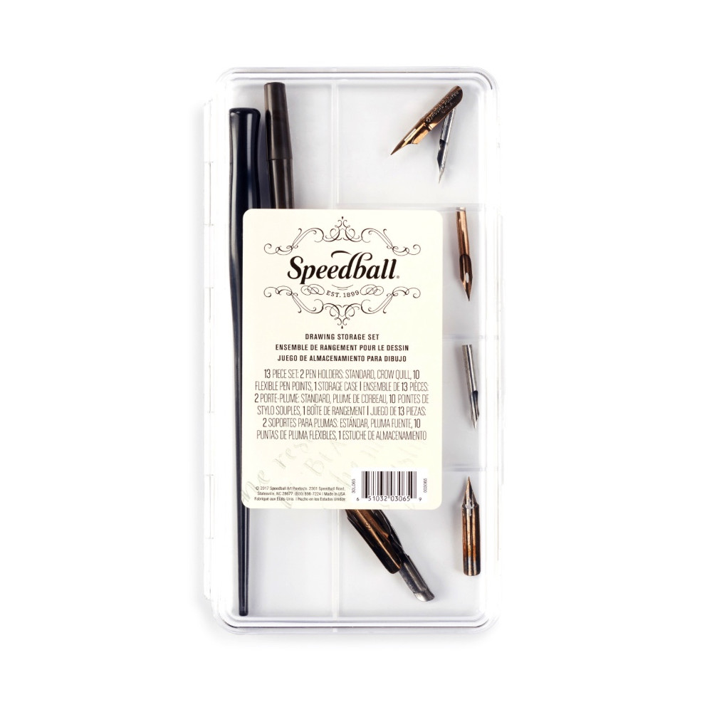 Zestaw do kaligrafii Drawing - Speedball - 13 szt.