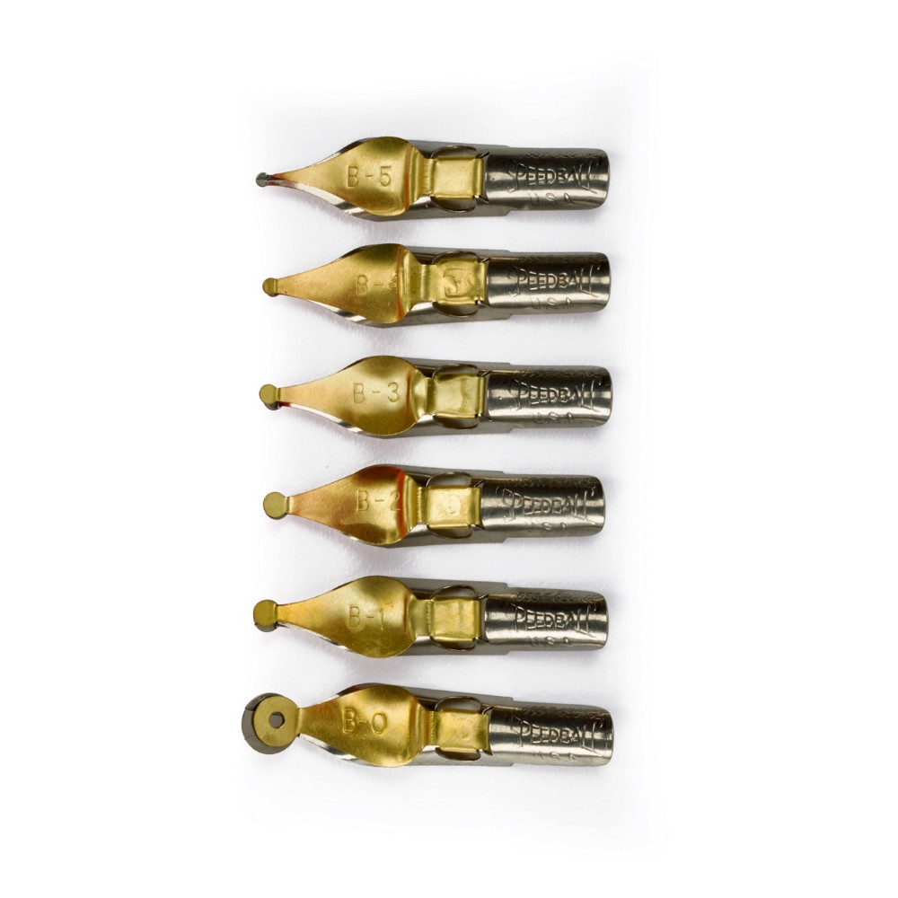 B-Series nib set - Speedball - 6 pcs