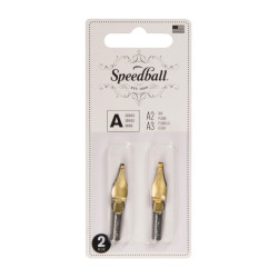 Zestaw stalówek do kaligrafii A2/A3 - Speedball - 2 szt.