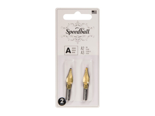 Zestaw stalówek do kaligrafii A2/A3 - Speedball - 2 szt.
