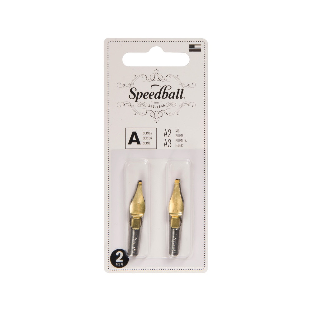 A2/A3 nib set - Speedball - 2 pcs