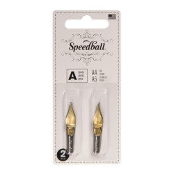 Zestaw stalówek do kaligrafii A4/A5 - Speedball - 2 szt.