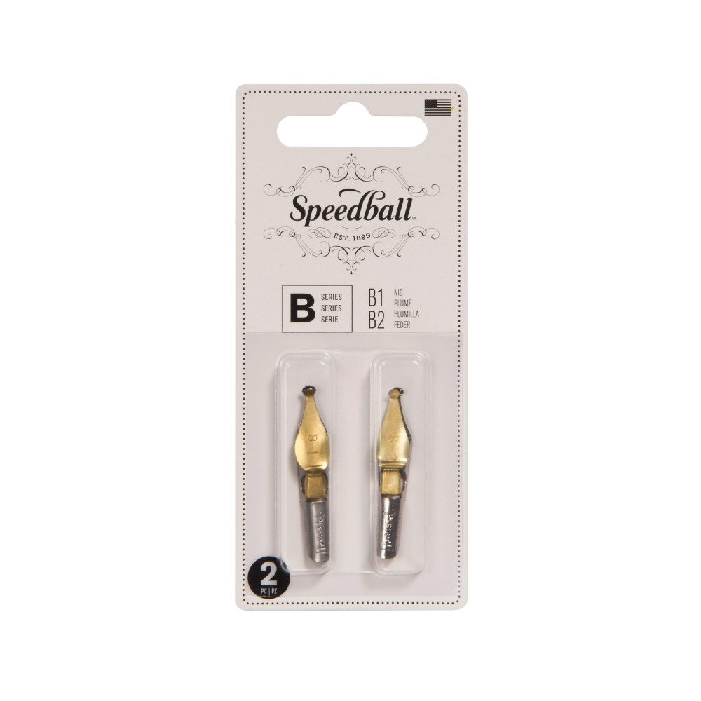 B1/B2 nib set - Speedball - 2 pcs