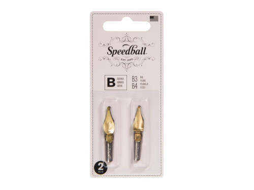 Zestaw stalówek do kaligrafii B3/B4 - Speedball - 2 szt.