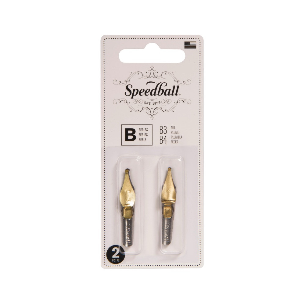 Zestaw stalówek do kaligrafii B3/B4 - Speedball - 2 szt.