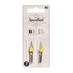B5/B6 nib set - Speedball - 2 pcs