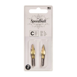 Zestaw stalówek do kaligrafii C4/C5 - Speedball - 2 szt.