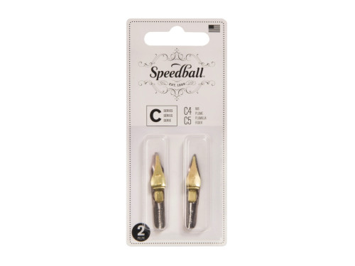 Zestaw stalówek do kaligrafii C4/C5 - Speedball - 2 szt.