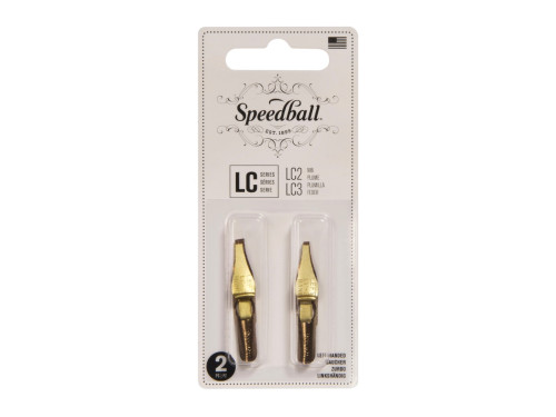 Left Hand LC2/LC3 nib set - Speedball - 2 pcs