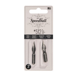 Zestaw stalówek do kaligrafii nr 512 - Speedball - 2 szt.