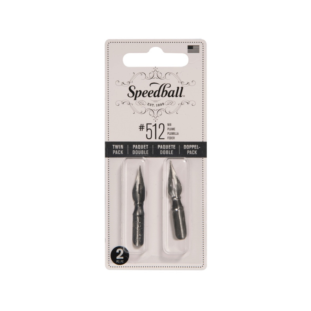 No. 512 nib set - Speedball - 2 pcs