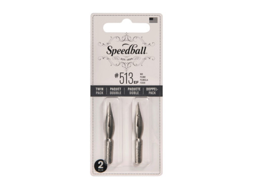 Zestaw stalówek do kaligrafii nr 513 EF - Speedball - 2 szt.