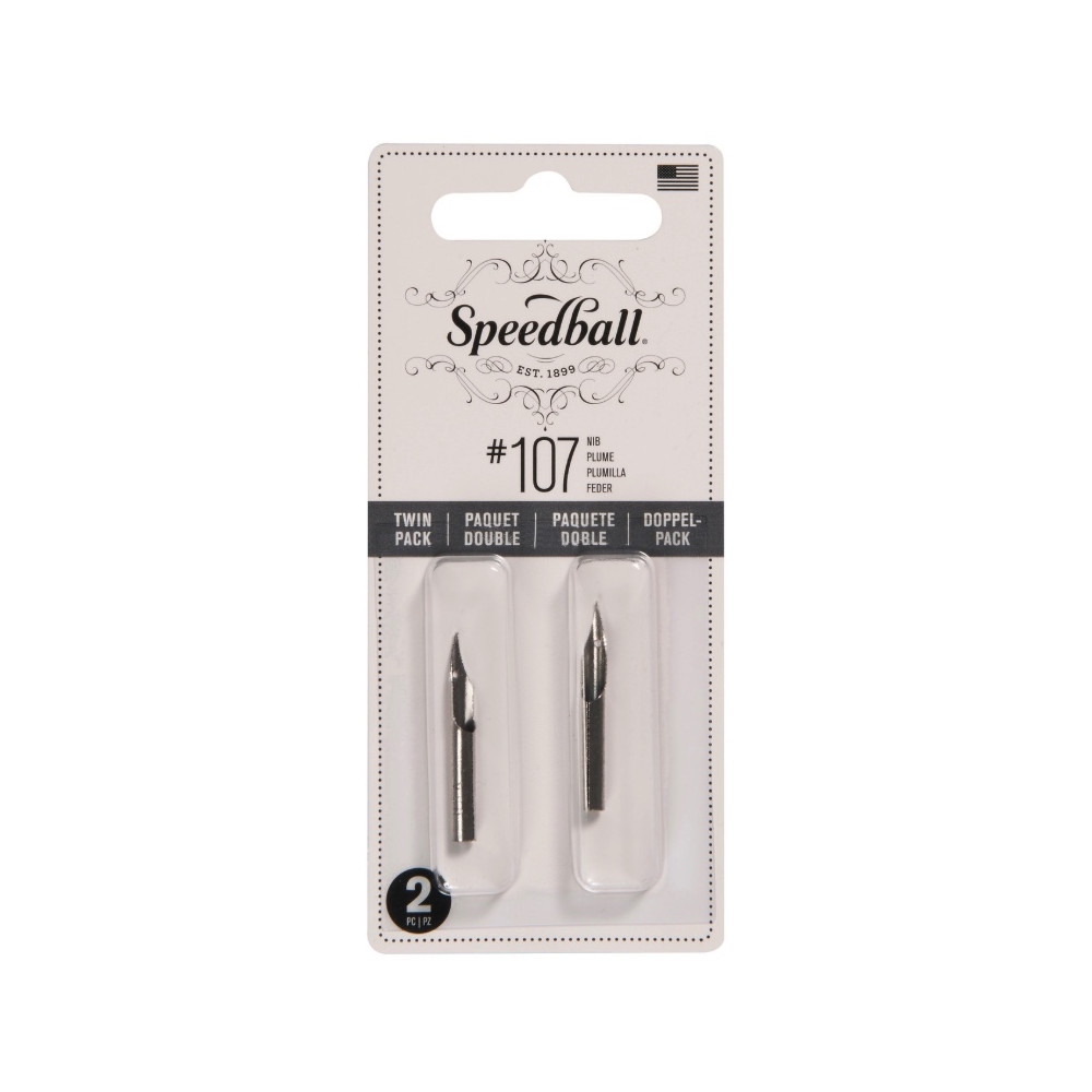 No. 107 nib set - Speedball - 2 pcs
