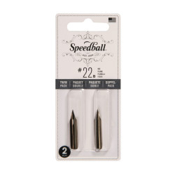 Zestaw stalówek do kaligrafii nr 22B - Speedball - 2 szt.