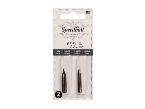 Zestaw stalówek do kaligrafii nr 22B - Speedball - 2 szt.
