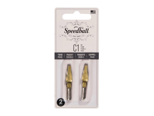 Zestaw stalówek do kaligrafii C1 - Speedball - 2 szt.