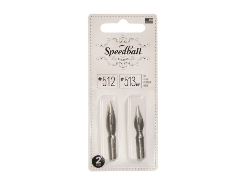 Zestaw stalówek do kaligrafii nr 512/513 EF - Speedball - 2 szt.