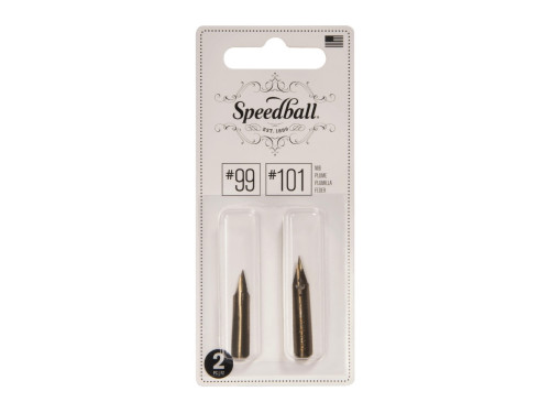 Zestaw stalówek do kaligrafii nr 99/101 - Speedball - 2 szt.