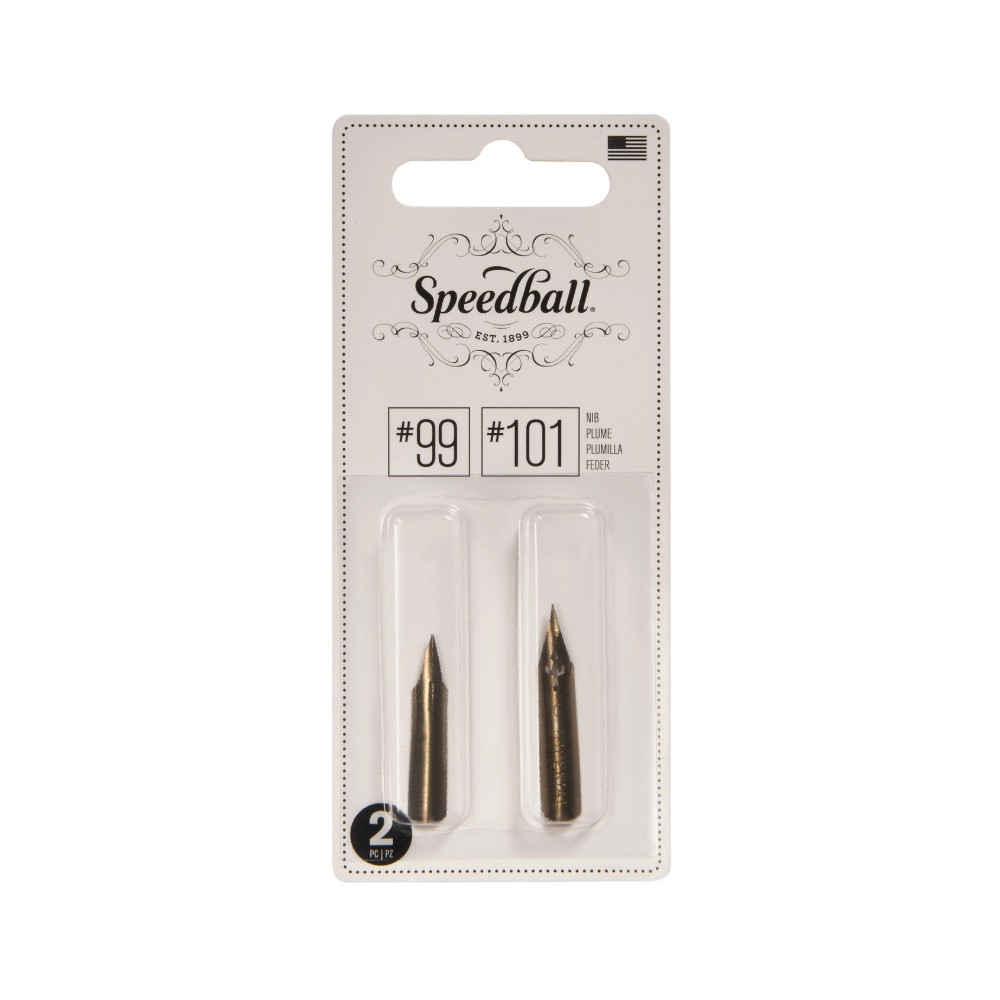 99/101 nib set - Speedball - 2 pcs