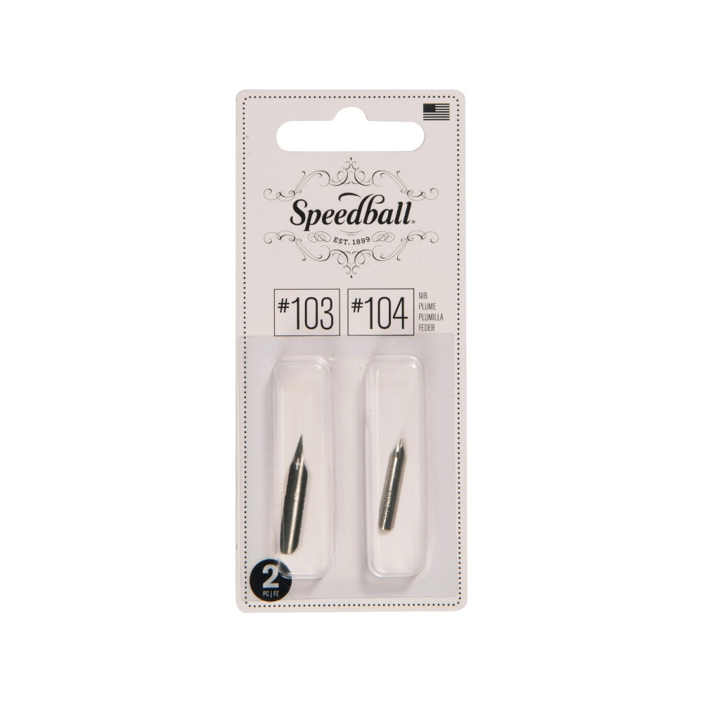 103/104 nib set - Speedball - 2 pcs