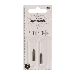 Zestaw stalówek do kaligrafii nr 100/104 - Speedball - 2 szt.