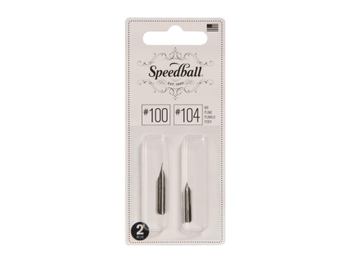 Zestaw stalówek do kaligrafii nr 100/104 - Speedball - 2 szt.