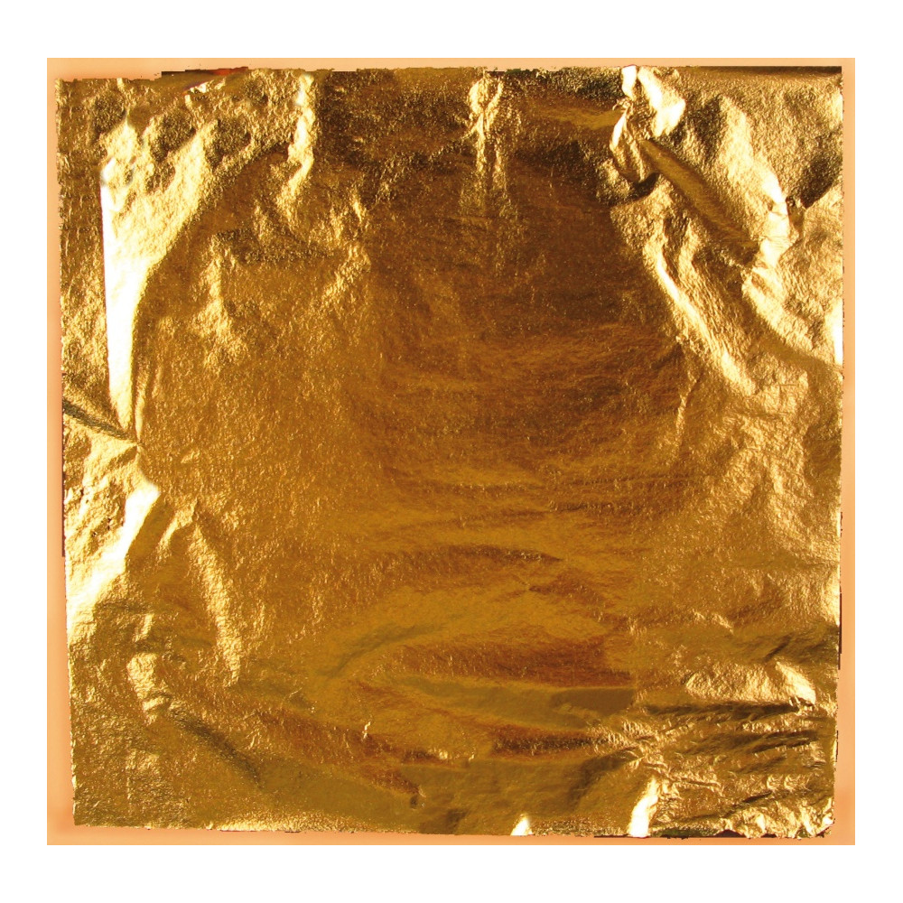Folia do złoceń Mona Lisa - Speedball - Gold 13 x 13 cm 25 ark.