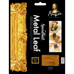 Folia do złoceń Mona Lisa - Speedball - Gold 13 x 13 cm 25 ark.