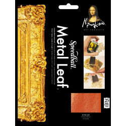 Folia do złoceń Mona Lisa - Speedball - Copper 13 x 13 cm 25 ark.