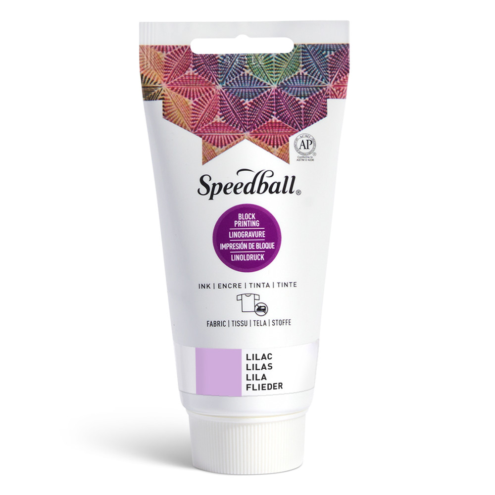 Farba do linorytu Block Printing Ink - Speedball - Lilac 75 ml