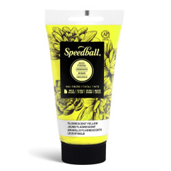 Water-Soluble Block Printing Ink - Speedball - Fluo Yellow 75 ml