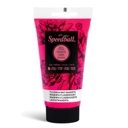 Water-Soluble Block Printing Ink - Speedball - Fluo Magenta 75 ml