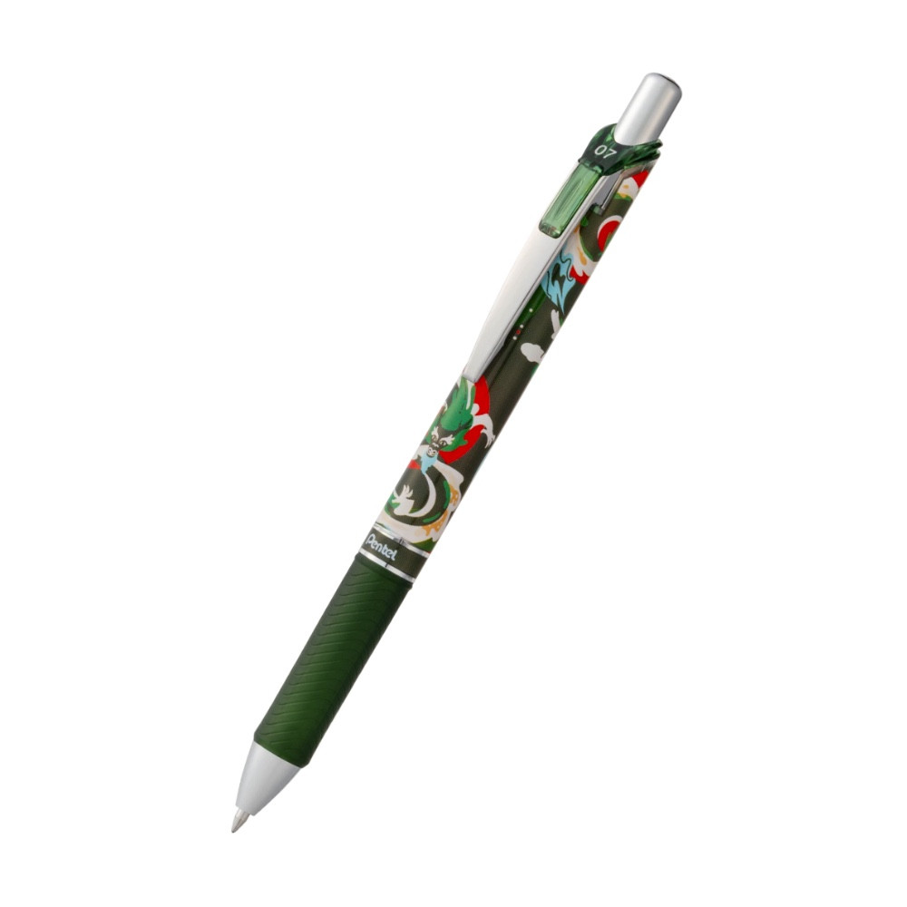 Zestaw piór kulkowych EnerGel Nature - Pentel - Dark 0,7 mm 3 szt.