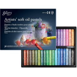 Set of Oil Soft Pastels Artists' Gallery - Mungyo - 36 pcs