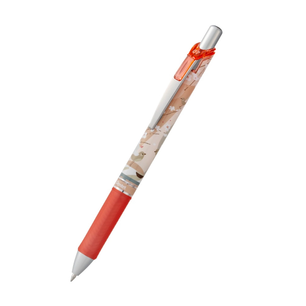 Pióro kulkowe EnerGel Nature - Pentel - Cherry 0,7 mm