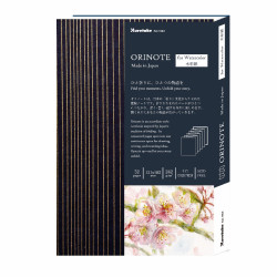 Orinote Watercolor sketchbook - Kuretake - 16 sheets