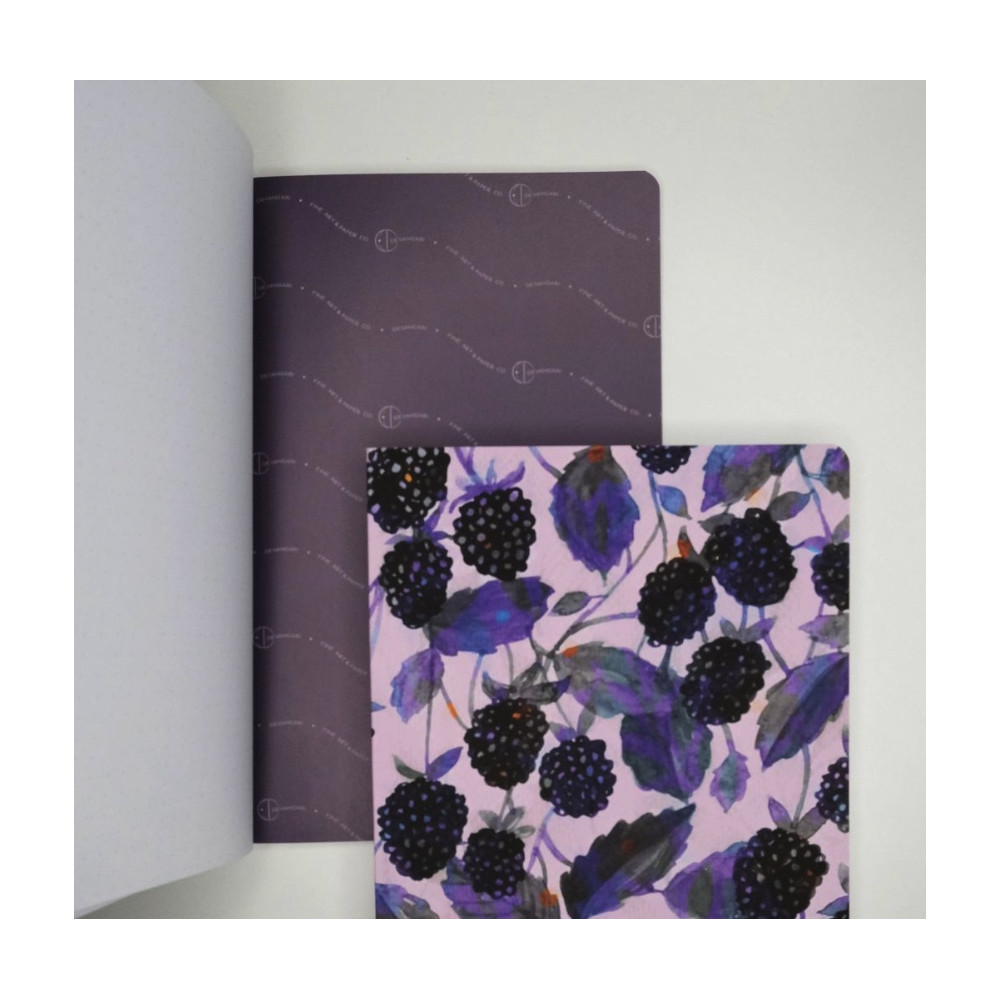 Dotted otabind notebook Blackberry Bliss A5 - Devangari - 120 g/m2