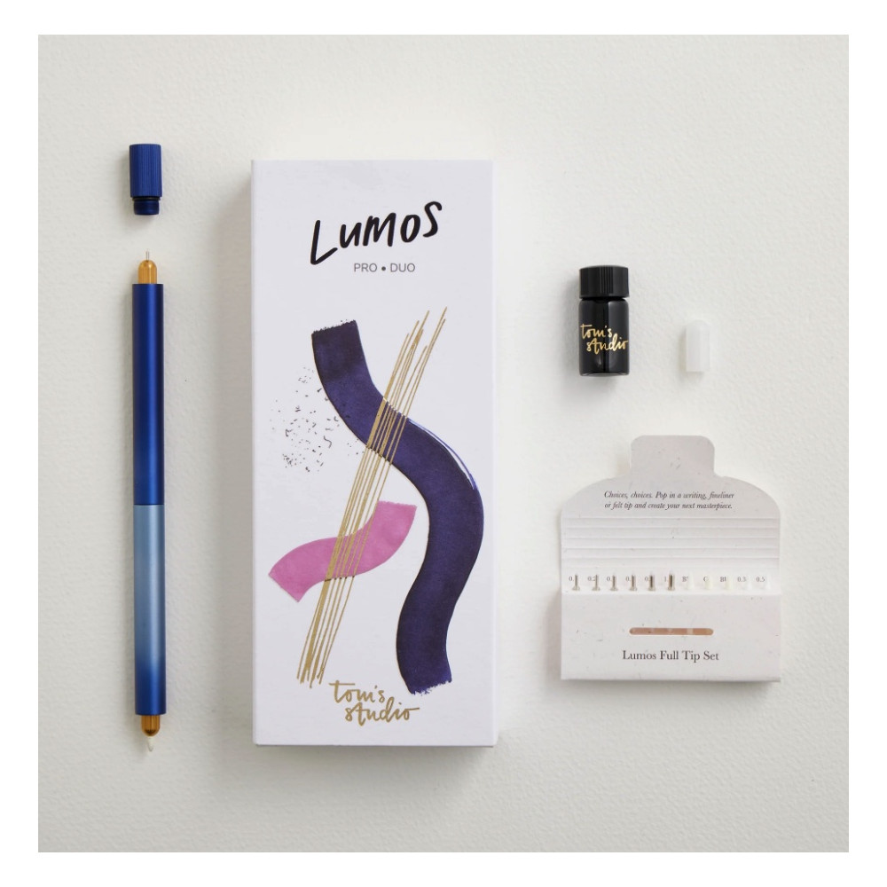 Lumos Pro Duo fineliner - Tom’s Studio - Blueberry