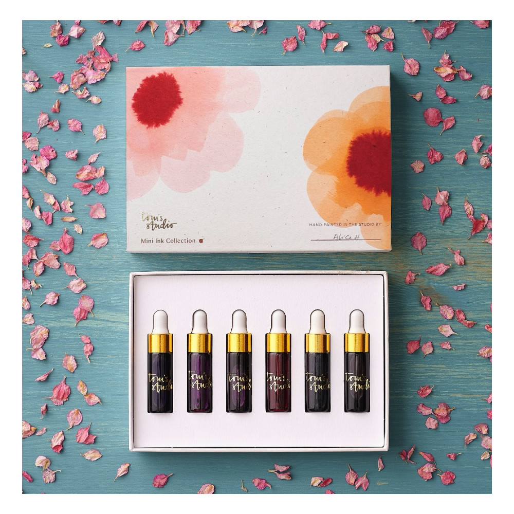 Set of Special Edition Mini Inks - Tom’s Studio - Sakura 6 x 5 ml