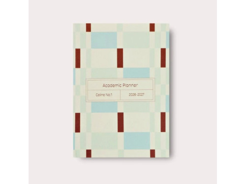 Planer akademicki tygodniowy 2026/2027 Celine No.1 A5 - The Completist.