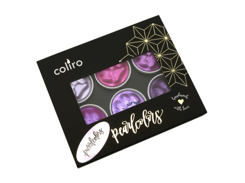 Set of watercolor paints Purrlcolors - Coliro Pearl Colors - 30 mm 6 pcs.