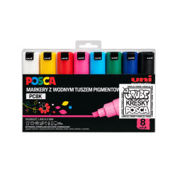 Zestaw markerów Posca PC-8K - Uni - 8 kolorów