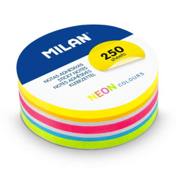 Round notes - Milan - Fluo 6,7 cm 250 pcs